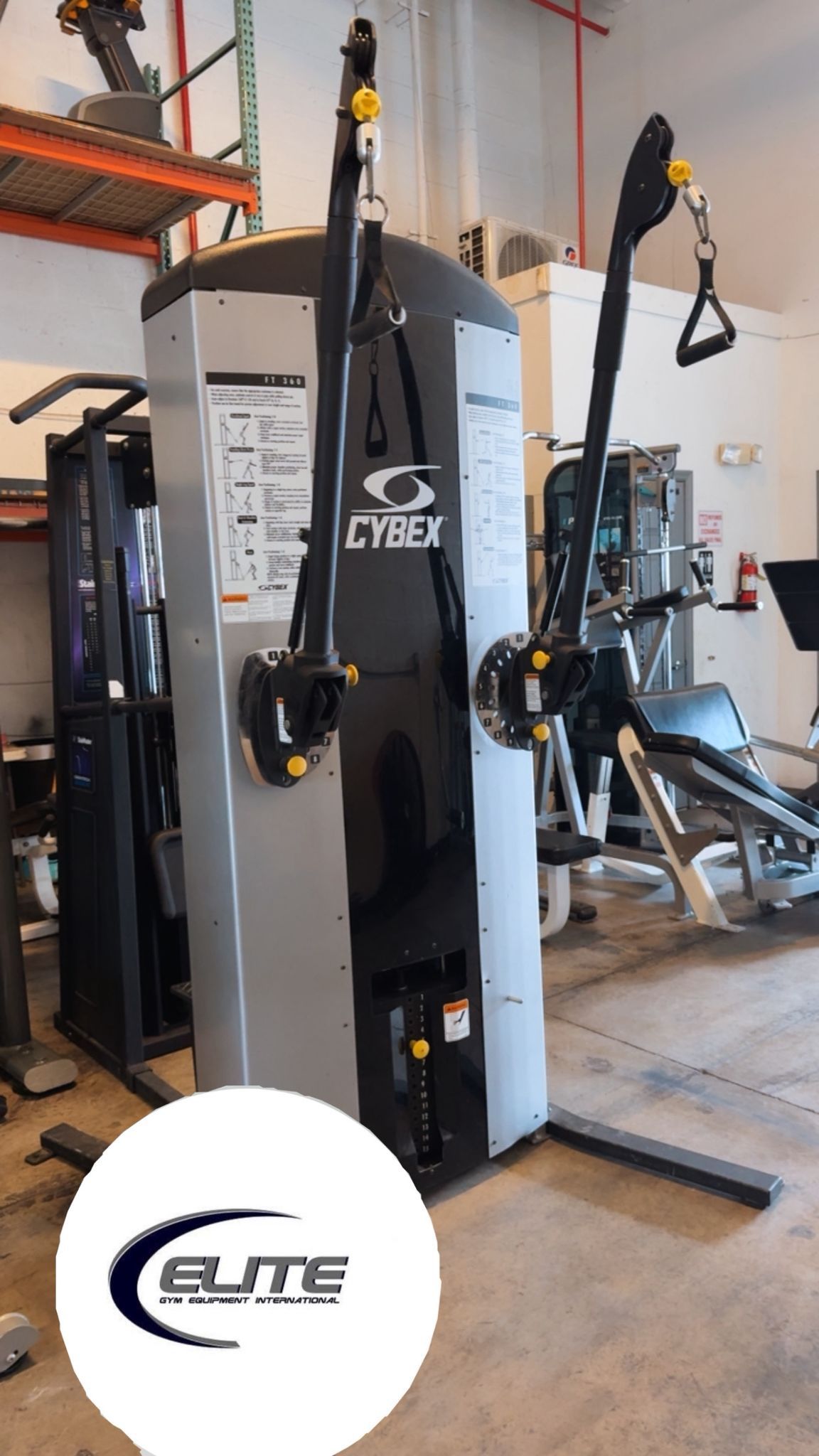 Cybex FT 360 Functional Trainer. Commercial Gym Equipment.