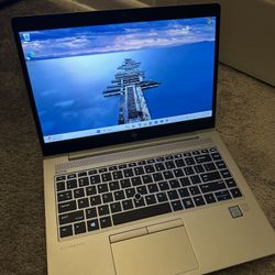 HP EliteBook 14" Laptop Intel Core i5 Windows 11 Silver Backlit Keyboard Wi-Fi 2022