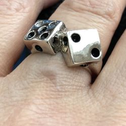 Dice Lucky 7 Ring ,Legitimate Size 6 3/4