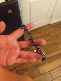 Purple panther bracelet
