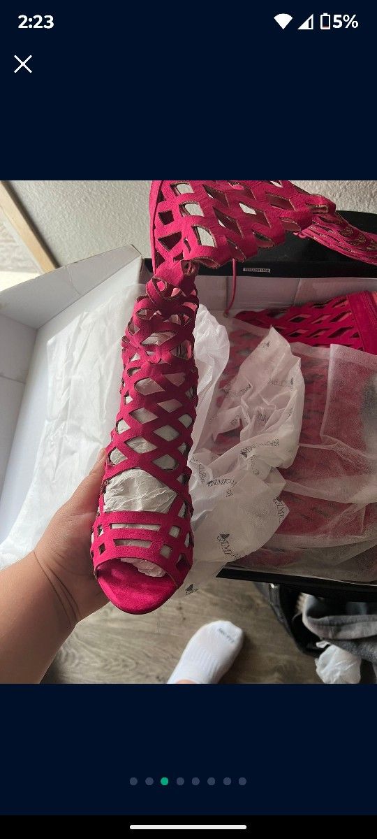 Brand New Women's Boots Pink