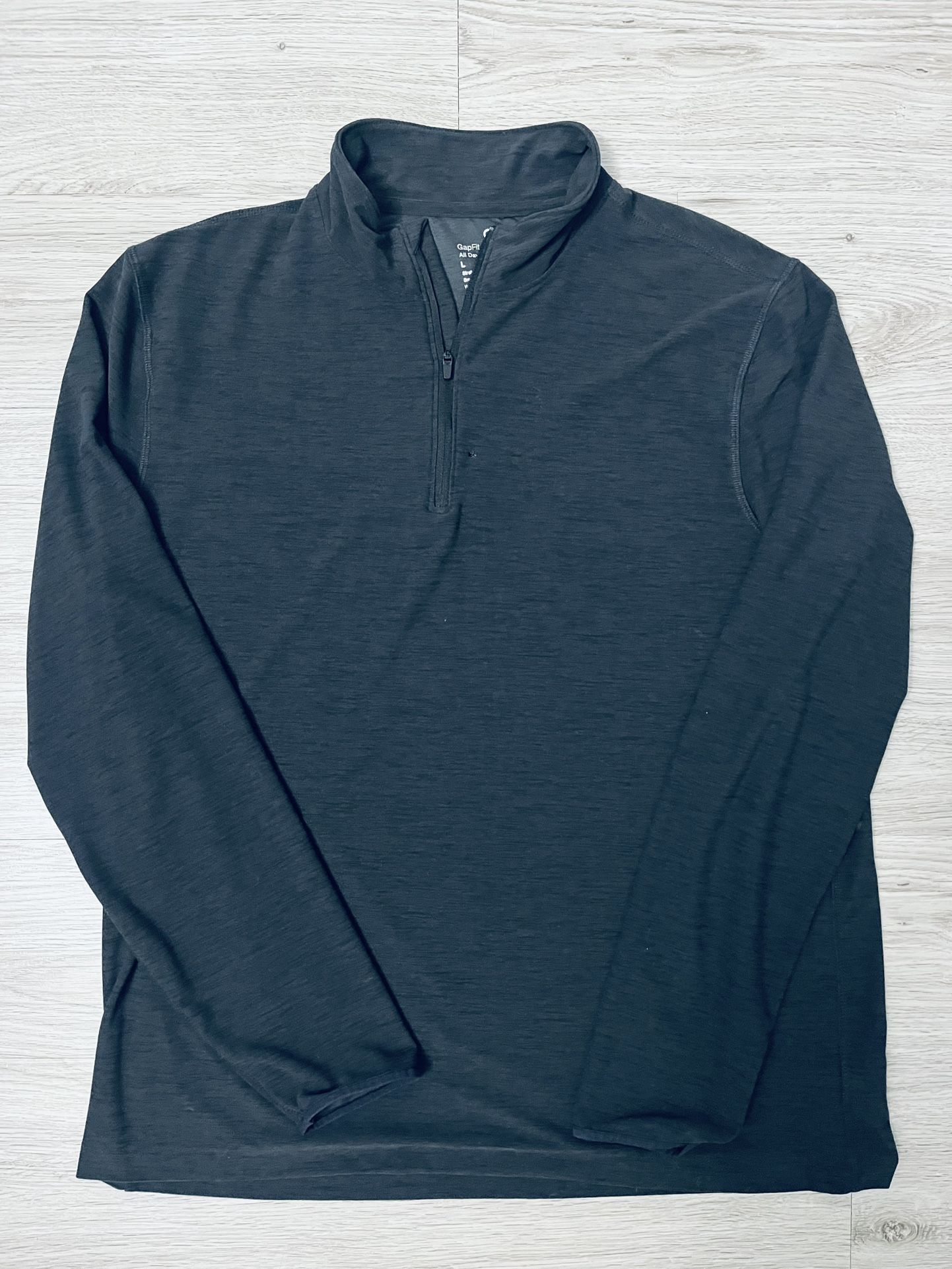 Men’s GapFit Pullover Sweater 1/4 Zip Lightweight Size Large
