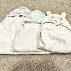 Baby bath Towels 3 Pack 0-6 months
