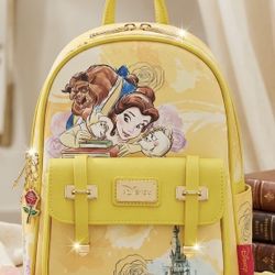 ✨ BRAND NEW Disney Beauty and the Beast Mini Backpack - Belle & Castle