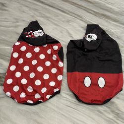 Mickey & Minnie Mouse Dog Hoodies