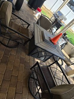Firepit table