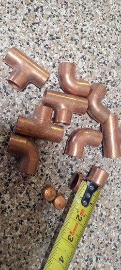 Copper pipe fittings