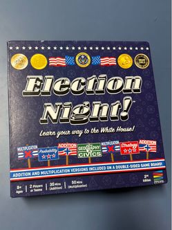 Election Night! A Super Fun Way to Learn Essential Math, Geography and Civics While Strategizing Your Way to The White House. A home learning home run