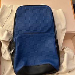 Louis Vuitton Avenue Sling Bag Damier Infini Leather Very Rare LV