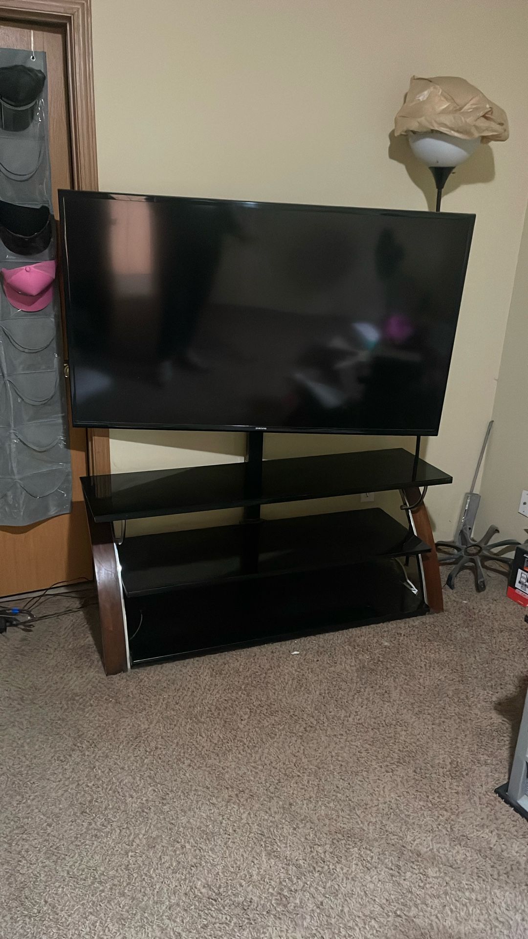 55” TV With TV Stand