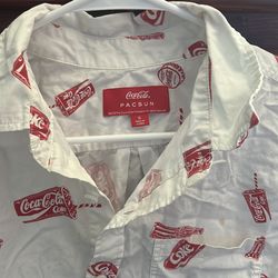 Coca Cola Pacsun button up shirt