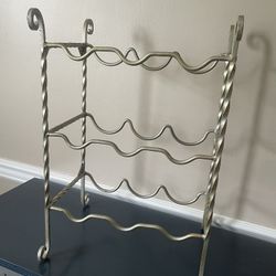 Brand New Wrought Iron Wine Bottle Stand 