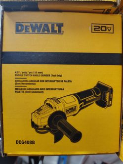 DeWalt brushless grinder