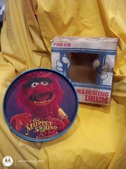 The Muppet show ANIMAL toy marching drum animal