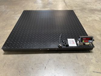 Medium Duty 4x4 Floor Scale 5000 Lb Capacity Pallet Scale