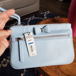 Pastel Blue New Wristlet 