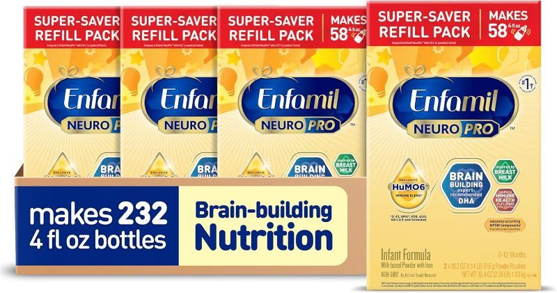 (NEW) Enfamil NeuroPro Baby Formula (4 Pack)