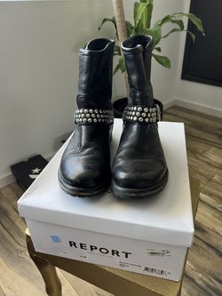 Report Size 10 Leather Boots