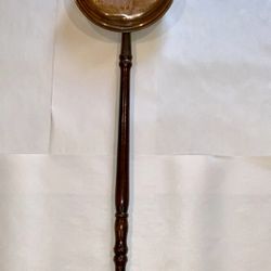 Vintage Large Copper Farmhouse Vintage Bed Warmer, Signed Webaware England 40”