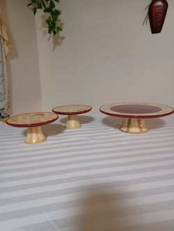 Ceramic Pedestal Cake Stands