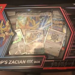 Pokémon Hops Zacian Ex Box