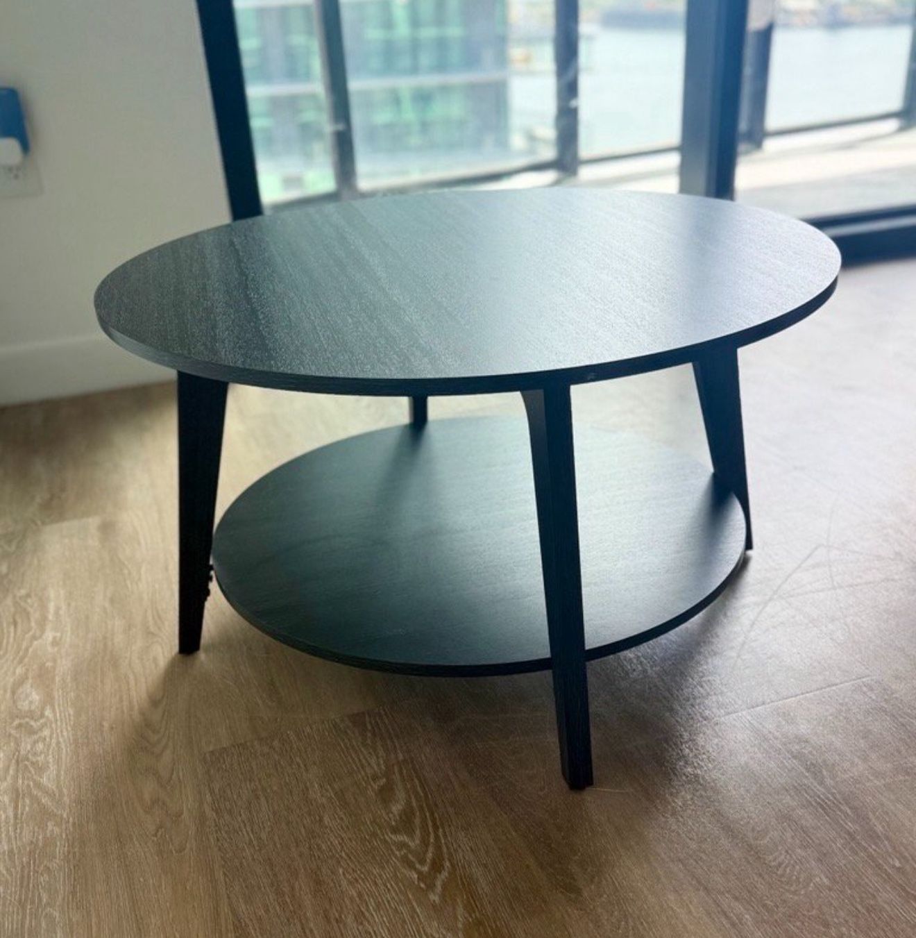 Modern Round 2-Tier Coffee Table