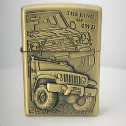 3D Carved The king of 4wd Jeep 4x4 All wheel Drive offroad Lighter, Windproof