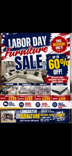 🚨Furniture Labor Day Sale🚨