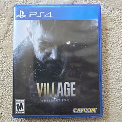 Resident Evil Village PS4 Works Great