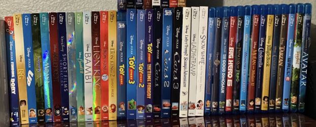 Blu Ray Disney and Marvel Movies