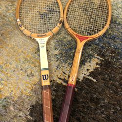 Vintage Tennis Rackets Wilson And Coronet