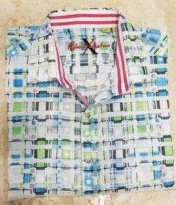 New Robert Graham X-Collection Flip Cuff Shirt XL, Retail $150, sell