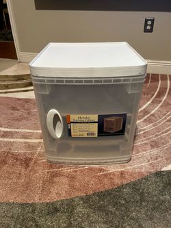 Modular Max Stacking Cabinet Clear Plastic