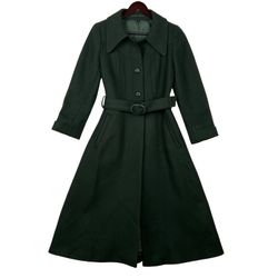 VINTAGE MILITARY FEMALE TRENCH COAT SZ  36