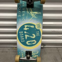 Custom 4:20 Skateboard Cruiser W/wheels That Also Get Lit