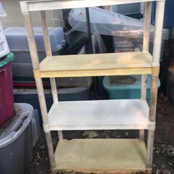 Large Four Tier Shelf Unit Only $25