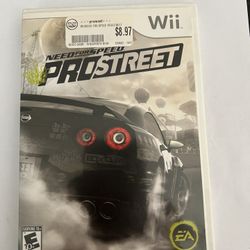 Need For Speed PROstreet Nintendo WII Game
