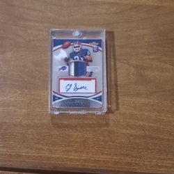 Cj Spiller (Card7)rookie Auto Patch