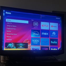 37 INCH LG TV with ROKU Express 