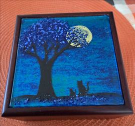 Keepsake Wooden Jewelry Box #6