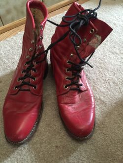 Red Woman Justin Roper Boots