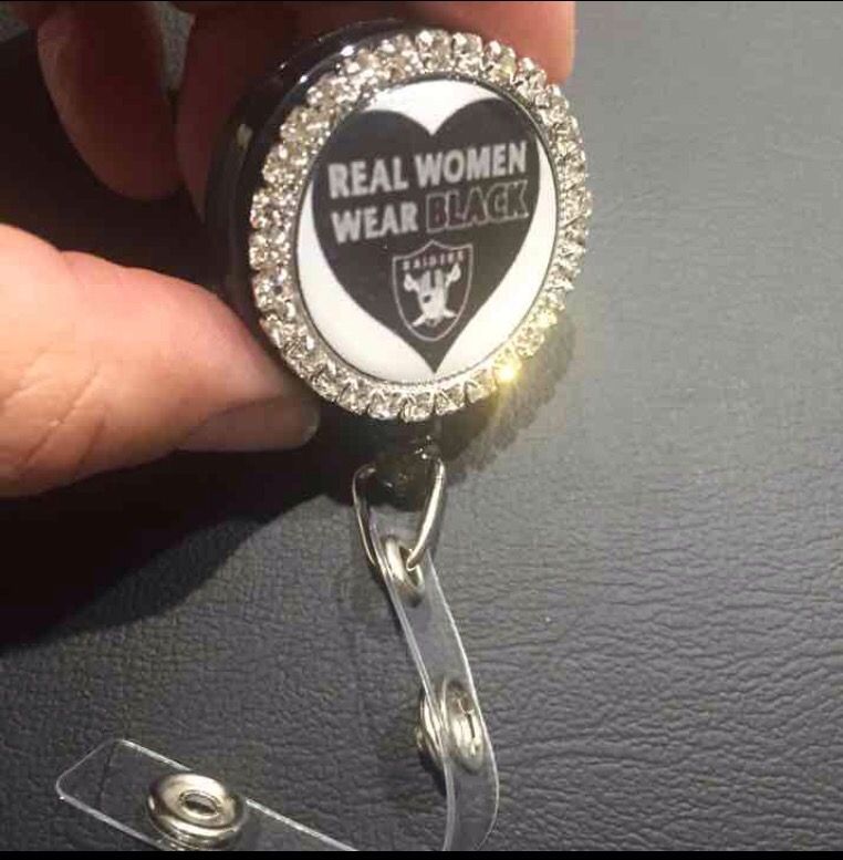 Raiders girl badge reel