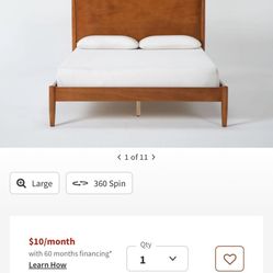 Alton Cherry living spaces Cali King Bed