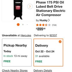 Husky 60gql Air Compressor