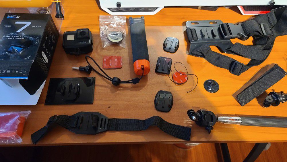 Gopro 7 Black and misc. Accessories