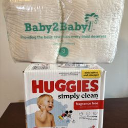 Huggies Wipes, 384 Wipes + 50 Diapers
