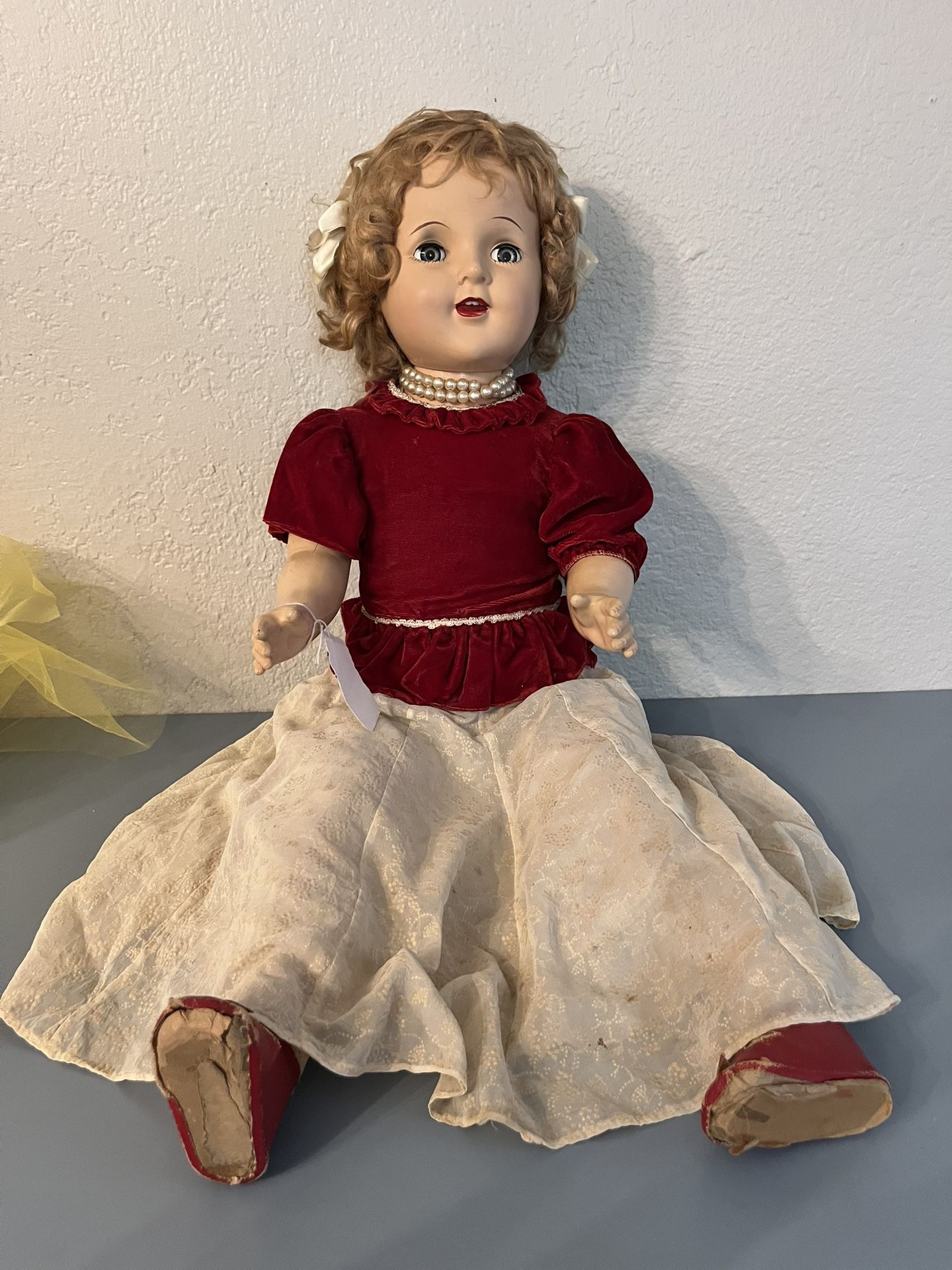 29” antique doll - circa 1940s-1950s