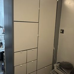 Wardrobe with drawers