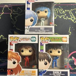 Evangelion Anime Funko Pop Set 