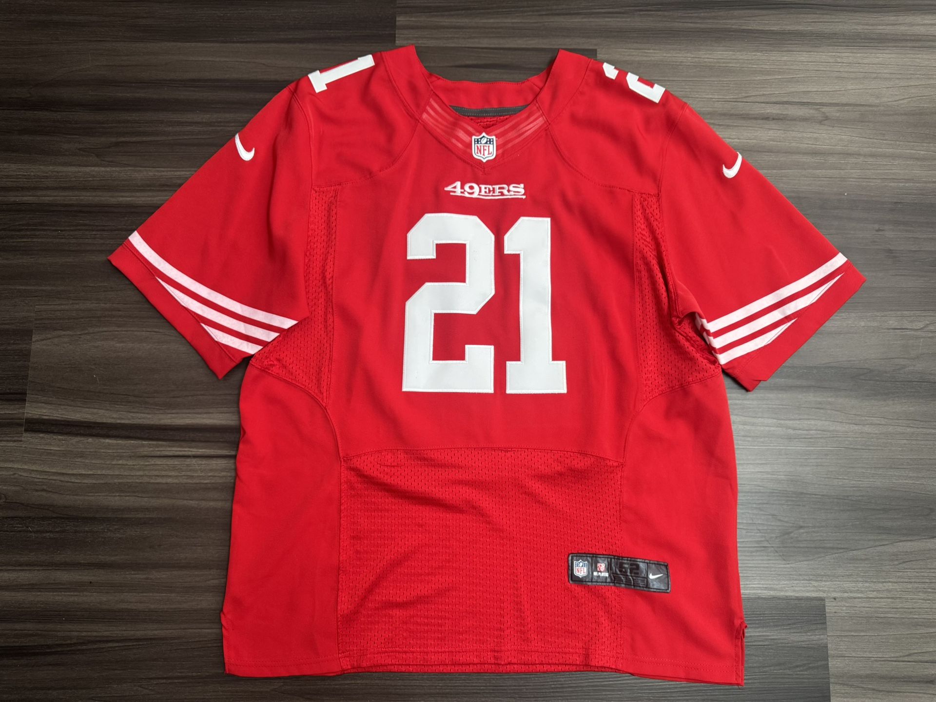 Nike San Francisco 49ers Frank Gore #21 On Field Home Stitched Jersey 52 XL